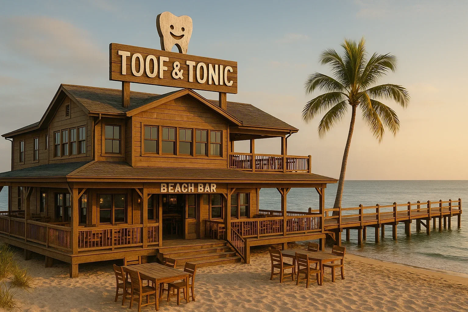 Toof and Tonic Beach Bar